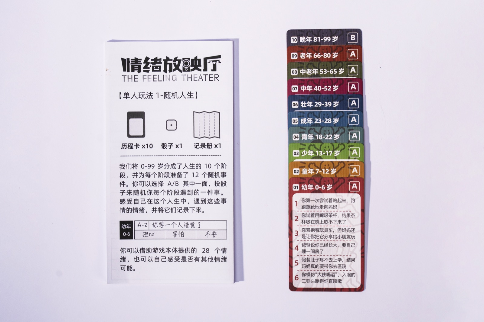 单人玩法说明与历程卡实拍